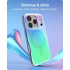 image:imageZAGG Milan Snap iPhone 151413 Case  Drop Protection 13ft4m Durable Graphene ScratchResistant Wireless Charging MagSafe Case IridescentRaven Feather