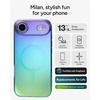 image:imageZAGG Milan Snap iPhone 151413 Case  Drop Protection 13ft4m Durable Graphene ScratchResistant Wireless Charging MagSafe Case IridescentRaven Feather