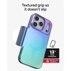 image:imageZAGG Milan Snap iPhone 151413 Case  Drop Protection 13ft4m Durable Graphene ScratchResistant Wireless Charging MagSafe Case IridescentRaven Feather