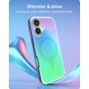 image:imageZAGG Milan Snap iPhone 151413 Case  Drop Protection 13ft4m Durable Graphene ScratchResistant Wireless Charging MagSafe Case IridescentRaven Feather