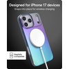 image:imageZAGG Milan Snap iPhone 151413 Case  Drop Protection 13ft4m Durable Graphene ScratchResistant Wireless Charging MagSafe Case IridescentRaven Feather