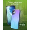 image:imageZAGG Milan Snap iPhone 151413 Case  Drop Protection 13ft4m Durable Graphene ScratchResistant Wireless Charging MagSafe Case IridescentRaven Feather