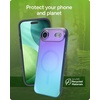 image:imageZAGG Milan Snap iPhone 151413 Case  Drop Protection 13ft4m Durable Graphene ScratchResistant Wireless Charging MagSafe Case IridescentRaven Feather