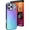 image:imageZAGG Milan Snap iPhone 151413 Case  Drop Protection 13ft4m Durable Graphene ScratchResistant Wireless Charging MagSafe Case IridescentRaven Feather