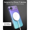 image:imageZAGG Milan Snap iPhone 151413 Case  Drop Protection 13ft4m Durable Graphene ScratchResistant Wireless Charging MagSafe Case IridescentRaven Feather