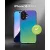 image:imageZAGG Milan Snap iPhone 151413 Case  Drop Protection 13ft4m Durable Graphene ScratchResistant Wireless Charging MagSafe Case IridescentRaven Feather Green