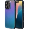 image:imageZAGG Milan Snap iPhone 151413 Case  Drop Protection 13ft4m Durable Graphene ScratchResistant Wireless Charging MagSafe Case IridescentRaven Feather Green