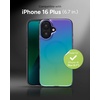 image:imageZAGG Milan Snap iPhone 151413 Case  Drop Protection 13ft4m Durable Graphene ScratchResistant Wireless Charging MagSafe Case IridescentRaven Feather Green
