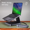 image:imageZAGG Pro Dock  9Port Laptop Stand and Docking Station with Satellite Hub Integrated USBC Cable 150W Power Supply and SD Card Reader  Compatible with Most Laptops and Tablets