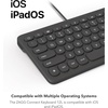 image:imageZAGG Pro Keyboard 15  MidSize Wireless Charging Desktop Keyboard  MultiDevice Pairing  Compatible with Windows macOS iOS Android ChromeOS  Ergonomic Design for Efficient Comfortable TypingLightning