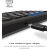 image:imageZAGG Pro Keyboard 15  MidSize Wireless Charging Desktop Keyboard  MultiDevice Pairing  Compatible with Windows macOS iOS Android ChromeOS  Ergonomic Design for Efficient Comfortable TypingBluetooth