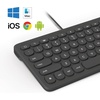 image:imageZAGG Pro Keyboard 15  MidSize Wireless Charging Desktop Keyboard  MultiDevice Pairing  Compatible with Windows macOS iOS Android ChromeOS  Ergonomic Design for Efficient Comfortable TypingUSBC