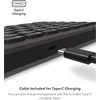 image:imageZAGG Pro Keyboard 15  MidSize Wireless Charging Desktop Keyboard  MultiDevice Pairing  Compatible with Windows macOS iOS Android ChromeOS  Ergonomic Design for Efficient Comfortable TypingBluetooth