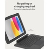 image:imageZAGG Rugged Book Connect iPad 11 A16  109 Gen 10 Case  Keyboard Case with Screen Protector 66ft Drop Protection Medical Grade USBC Direct Connect WaterResistant Asset Tag WindowRugged Book Connect