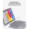 image:imageZAGG Rugged Book Connect iPad 11 A16  109 Gen 10 Case  Keyboard Case with Screen Protector 66ft Drop Protection Medical Grade USBC Direct Connect WaterResistant Asset Tag WindowRugged Book Connect