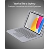 image:imageZAGG Rugged Book Connect iPad 11 A16  109 Gen 10 Case  Keyboard Case with Screen Protector 66ft Drop Protection Medical Grade USBC Direct Connect WaterResistant Asset Tag WindowRugged Book Connect