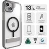 image:imageZAGG Santa Cruz Snap iPhone 151413 Case  MagSafe Phone Case Drop Protection 13ft4m Durable Graphene AntiYellowing and ScratchResistant Phone Case OrangePurple