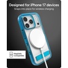 image:imageZAGG Santa Cruz Snap iPhone 151413 Case  MagSafe Phone Case Drop Protection 13ft4m Durable Graphene AntiYellowing and ScratchResistant Phone Case OrangeTranquil Blue
