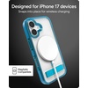 image:imageZAGG Santa Cruz Snap iPhone 151413 Case  MagSafe Phone Case Drop Protection 13ft4m Durable Graphene AntiYellowing and ScratchResistant Phone Case OrangeTranquil Blue