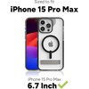 image:imageZAGG Santa Cruz Snap iPhone 151413 Case  MagSafe Phone Case Drop Protection 13ft4m Durable Graphene AntiYellowing and ScratchResistant Phone Case OrangePurple