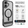 image:imageZAGG Santa Cruz Snap iPhone 151413 Case  MagSafe Phone Case Drop Protection 13ft4m Durable Graphene AntiYellowing and ScratchResistant Phone Case OrangeBlack