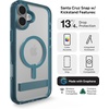 image:imageZAGG Santa Cruz Snap iPhone 151413 Case  MagSafe Phone Case Drop Protection 13ft4m Durable Graphene AntiYellowing and ScratchResistant Phone Case OrangeBlue