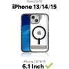 image:imageZAGG Santa Cruz Snap iPhone 151413 Case  MagSafe Phone Case Drop Protection 13ft4m Durable Graphene AntiYellowing and ScratchResistant Phone Case OrangePurple