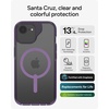 image:imageZAGG Santa Cruz Snap iPhone 151413 Case  MagSafe Phone Case Drop Protection 13ft4m Durable Graphene AntiYellowing and ScratchResistant Phone Case OrangeHyacinth Purple