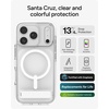 image:imageZAGG Santa Cruz Snap iPhone 151413 Case  MagSafe Phone Case Drop Protection 13ft4m Durable Graphene AntiYellowing and ScratchResistant Phone Case OrangeWhite