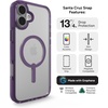 image:imageZAGG Santa Cruz Snap iPhone 151413 Case  MagSafe Phone Case Drop Protection 13ft4m Durable Graphene AntiYellowing and ScratchResistant Phone Case OrangePurple