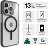 image:imageZAGG Santa Cruz Snap iPhone 151413 Case  MagSafe Phone Case Drop Protection 13ft4m Durable Graphene AntiYellowing and ScratchResistant Phone Case OrangeOrange