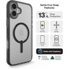image:imageZAGG Santa Cruz Snap iPhone 151413 Case  MagSafe Phone Case Drop Protection 13ft4m Durable Graphene AntiYellowing and ScratchResistant Phone Case OrangeBlack