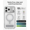 image:imageZAGG Santa Cruz Snap iPhone 151413 Case  MagSafe Phone Case Drop Protection 13ft4m Durable Graphene AntiYellowing and ScratchResistant Phone Case OrangeSilver