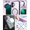 image:imageZAGG Santa Cruz Snap iPhone 151413 Case  MagSafe Phone Case Drop Protection 13ft4m Durable Graphene AntiYellowing and ScratchResistant Phone Case OrangePurple