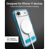 image:imageZAGG Santa Cruz Snap iPhone 151413 Case  MagSafe Phone Case Drop Protection 13ft4m Durable Graphene AntiYellowing and ScratchResistant Phone Case OrangeTranquil Blue