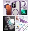 image:imageZAGG Santa Cruz Snap iPhone 151413 Case  MagSafe Phone Case Drop Protection 13ft4m Durable Graphene AntiYellowing and ScratchResistant Phone Case OrangePurple
