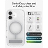 image:imageZAGG Santa Cruz Snap iPhone 151413 Case  MagSafe Phone Case Drop Protection 13ft4m Durable Graphene AntiYellowing and ScratchResistant Phone Case OrangeSilver