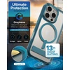 image:imageZAGG Santa Cruz Snap iPhone 151413 Case  MagSafe Phone Case Drop Protection 13ft4m Durable Graphene AntiYellowing and ScratchResistant Phone Case OrangeBlue