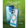 image:imageZAGG Santa Cruz Snap iPhone 151413 Case  MagSafe Phone Case Drop Protection 13ft4m Durable Graphene AntiYellowing and ScratchResistant Phone Case OrangeTranquil Blue