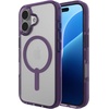 image:imageZAGG Santa Cruz Snap iPhone 151413 Case  MagSafe Phone Case Drop Protection 13ft4m Durable Graphene AntiYellowing and ScratchResistant Phone Case OrangePurple