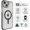 image:imageZAGG Santa Cruz Snap iPhone 151413 Case  MagSafe Phone Case Drop Protection 13ft4m Durable Graphene AntiYellowing and ScratchResistant Phone Case OrangeOrange