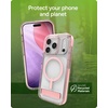 image:imageZAGG Santa Cruz Snap iPhone 151413 Case  MagSafe Phone Case Drop Protection 13ft4m Durable Graphene AntiYellowing and ScratchResistant Phone Case OrangePink Sorbet