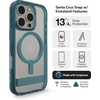 image:imageZAGG Santa Cruz Snap iPhone 151413 Case  MagSafe Phone Case Drop Protection 13ft4m Durable Graphene AntiYellowing and ScratchResistant Phone Case OrangeBlue