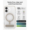 image:imageZAGG Santa Cruz Snap iPhone 151413 Case  MagSafe Phone Case Drop Protection 13ft4m Durable Graphene AntiYellowing and ScratchResistant Phone Case OrangeTitanium