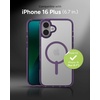 image:imageZAGG Santa Cruz Snap iPhone 151413 Case  MagSafe Phone Case Drop Protection 13ft4m Durable Graphene AntiYellowing and ScratchResistant Phone Case OrangePurple