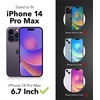 image:imageZAGG XTR3 iPhone 15 Plus Screen Protector  Glass 10X Stronger BlueLight Filtration EdgetoEdge Protection Scratch amp SmudgeResistant Surface InvisibleShield Easy to InstalliPhone 14 Pro Max
