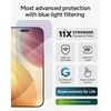 image:imageZAGG XTR3 iPhone 15 Plus Screen Protector  Glass 10X Stronger BlueLight Filtration EdgetoEdge Protection Scratch amp SmudgeResistant Surface InvisibleShield Easy to InstalliPhone 17 Pro Max