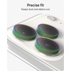 image:imageZAGG iPhone Camera Lens Protector for iPhone 171615 Pro and Pro Max Models  Orange Camera Ring Maximum Impact amp Scratch Protection AntiReflective Technology SmudgeResistant Glass EliteIridescent