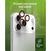 image:imageZAGG iPhone Camera Lens Protector for iPhone 171615 Pro and Pro Max Models  Orange Camera Ring Maximum Impact amp Scratch Protection AntiReflective Technology SmudgeResistant Glass EliteOrange