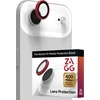 image:imageZAGG iPhone Camera Lens Protector for iPhone 171615 Pro and Pro Max Models  Orange Camera Ring Maximum Impact amp Scratch Protection AntiReflective Technology SmudgeResistant Glass EliteRed
